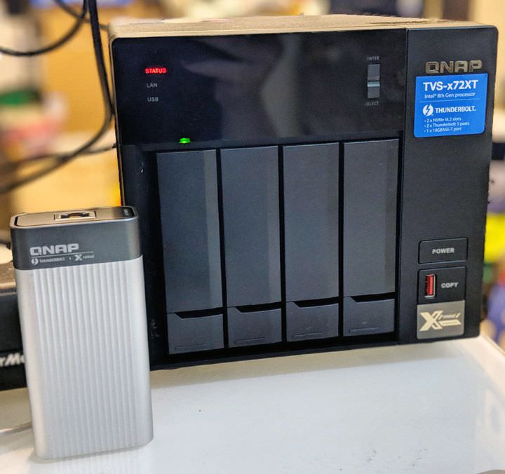 [NAS] 輕鬆升級 10GbE 高速網路環境！QNAP Thunderbolt 3 對 10GbE 網路轉換器「QNA-T310G1T」搭配 QNAP TVS-472XT 開箱分享，實測到底有多快！ - 阿祥的網路筆記本