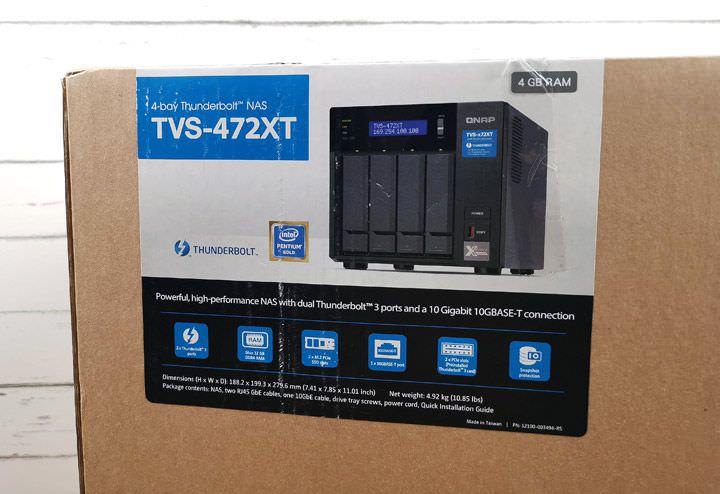 [NAS] 輕鬆升級 10GbE 高速網路環境！QNAP Thunderbolt 3 對 10GbE 網路轉換器「QNA-T310G1T」搭配 QNAP TVS-472XT 開箱分享，實測到底有多快！ - 阿祥的網路筆記本