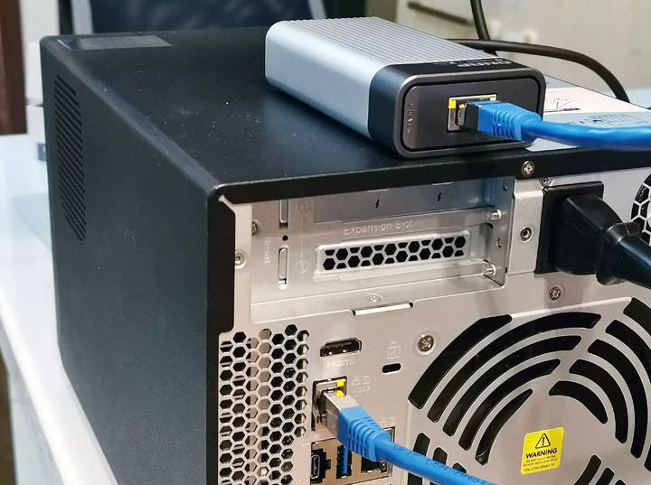 [NAS] 輕鬆升級 10GbE 高速網路環境！QNAP Thunderbolt 3 對 10GbE 網路轉換器「QNA-T310G1T」搭配 QNAP TVS-472XT 開箱分享，實測到底有多快！ - 阿祥的網路筆記本