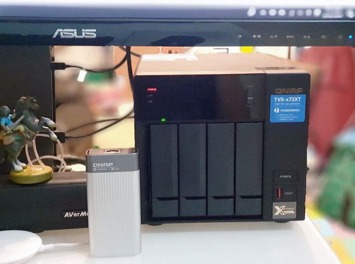 [NAS] 輕鬆升級 10GbE 高速網路環境！QNAP Thunderbolt 3 對 10GbE 網路轉換器「QNA-T310G1T」搭配 QNAP TVS-472XT 開箱分享，實測到底有多快！ - 阿祥的網路筆記本