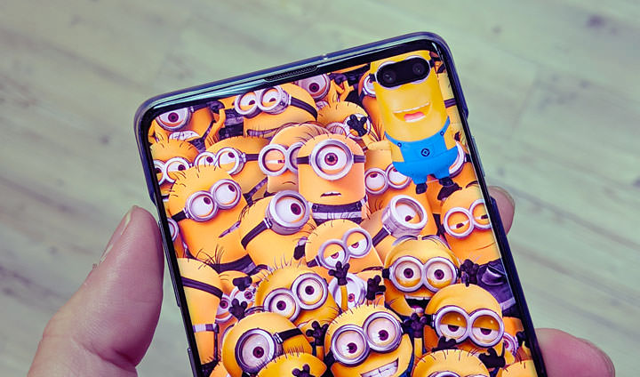 [Mobile] Galaxy S10 系列適用！用「Hidey Hole」APP 免費取得海量「O 極限全螢幕」專用桌布～真的超簡單！ - 阿祥的網路筆記本