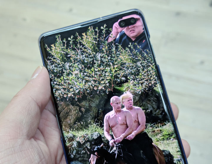 [Mobile] Galaxy S10 系列適用！用「Hidey Hole」APP 免費取得海量「O 極限全螢幕」專用桌布～真的超簡單！ - 阿祥的網路筆記本