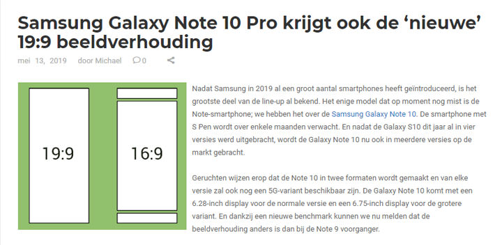 [Mobile] 三星 Galaxy Note10 共有四種型號？螢幕最大將會有 6.75 吋！ - 阿祥的網路筆記本
