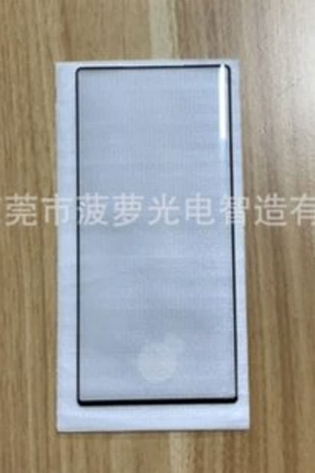 [Mobile] Galaxy Note10 快要看不到邊框了！玻璃保護貼也有流出版啊？ - 阿祥的網路筆記本
