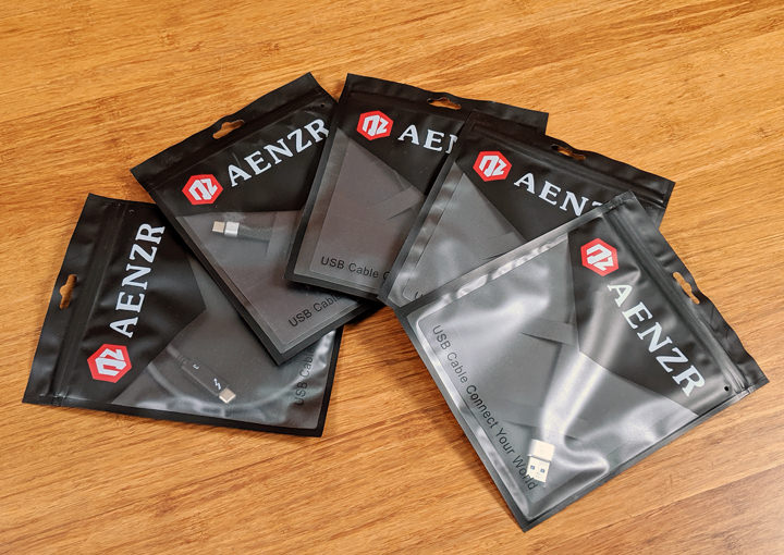 [Accessory] 使用更靈活，收納更方便的 AENZR 13.7 公分超短傳輸線開箱！ - 阿祥的網路筆記本