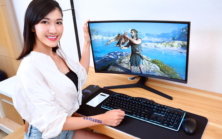 [PC] 全球首款 27 吋 240 Hz 曲面電競螢幕誕生！三星 C27RG5 提供 Full HD 解析度，並支援 G-Sync 技術讓畫面更流暢、低延遲！ - 阿祥的網路筆記本