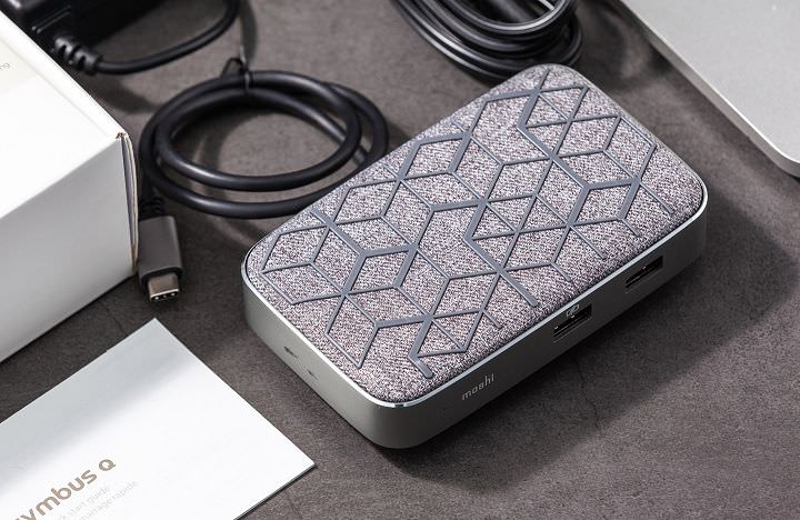 [Unobx] 一機多用且設計高質感的 moshi Symbus Q，除了為筆電帶來更好的擴充性，更讓外接的週邊化繁為簡，桌面也能更簡潔清爽呢！ - 阿祥的網路筆記本