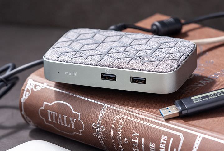 [Unobx] 一機多用且設計高質感的 moshi Symbus Q，除了為筆電帶來更好的擴充性，更讓外接的週邊化繁為簡，桌面也能更簡潔清爽呢！ - 阿祥的網路筆記本