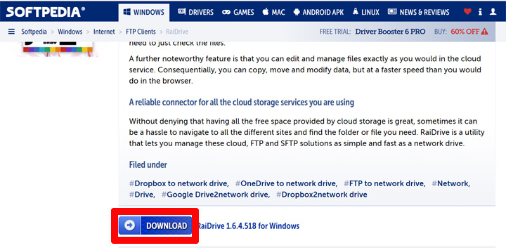 [Cloud] 用 RaiDrive 掛載你的網路硬碟！多種雲端儲存服務、FTP 站台與 NAS 都能直接整合！ - 阿祥的網路筆記本