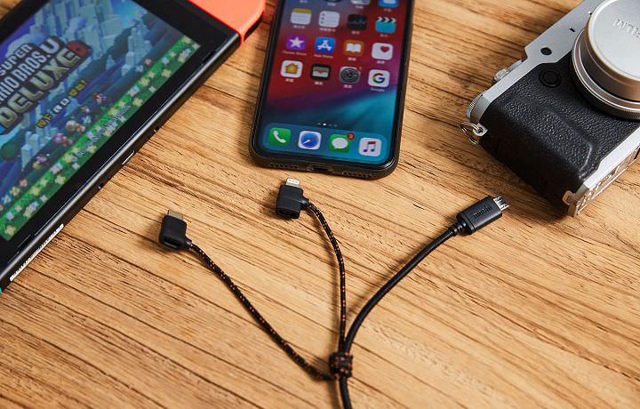 [Unbox] Moshi 三合一萬用充電線動手玩：相容於三大主流介面、支援充電與資料傳輸！ - 阿祥的網路筆記本