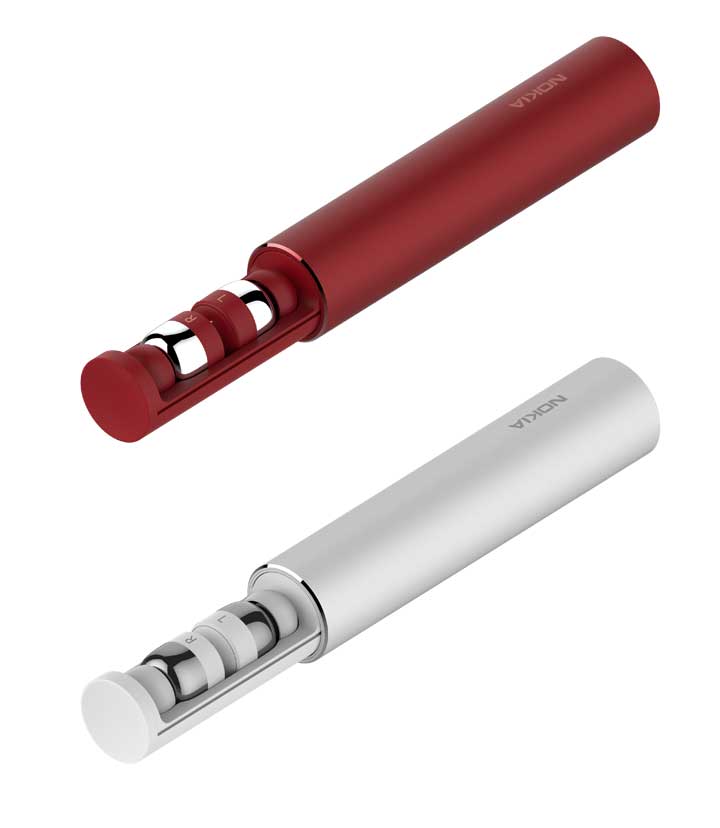 [Mobile] Nokia 真無線藍牙耳機推新色！僅 5 克超輕，驚奇紅、浩瀚銀雙色款式登場！ - 阿祥的網路筆記本