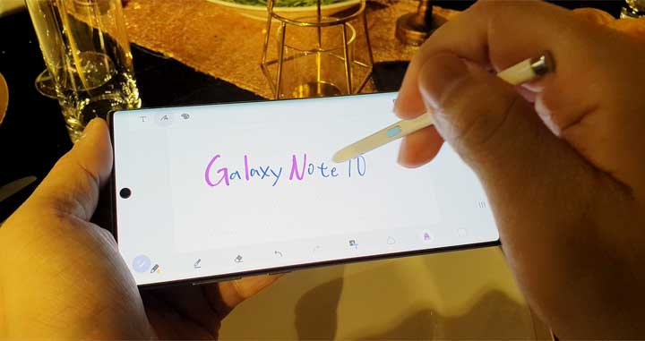 [Mobile] 三星 Galaxy Note10+ 實機動手玩！超輕薄機身極美，S Pen 手繪動態攝影超有趣、筆觸轉換更便利！ - 阿祥的網路筆記本