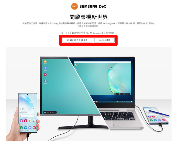 [Mobile] Galaxy Note10 內建 Samsung DeX 再進化！接電腦也能使用，連結至 Windows 不拿手機也能看最新資訊！ - 阿祥的網路筆記本