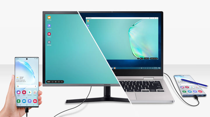 [Mobile] Galaxy Note10 內建 Samsung DeX 再進化！接電腦也能使用，連結至 Windows 不拿手機也能看最新資訊！ - 阿祥的網路筆記本