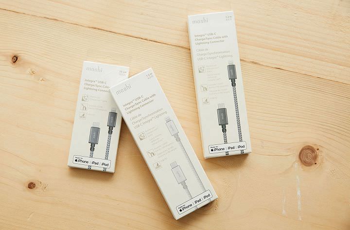 [Unbox] iPhone 快速充電的黃金組合：Moshi Integra 強韌系列充電線 + Moshi Rewind C 充電器實測！ - 阿祥的網路筆記本