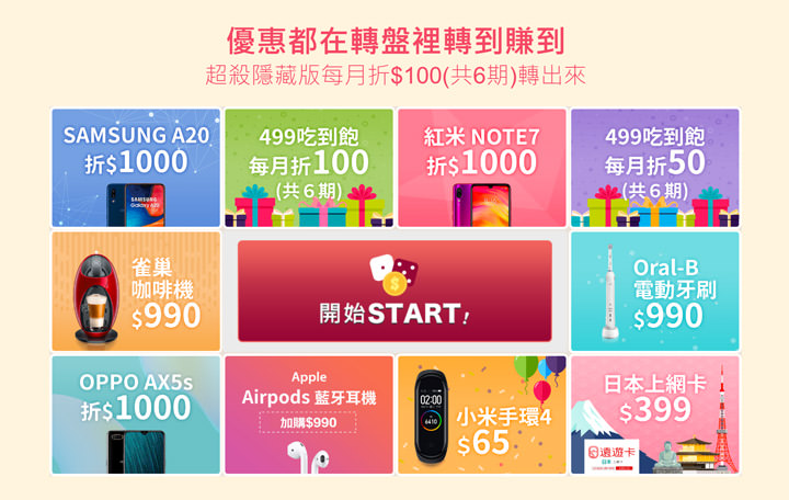 遠傳網路門市生日慶瘋狂轉轉樂！499 吃到飽每月再折 100，還有優惠轉盤試手氣！ - 阿祥的網路筆記本