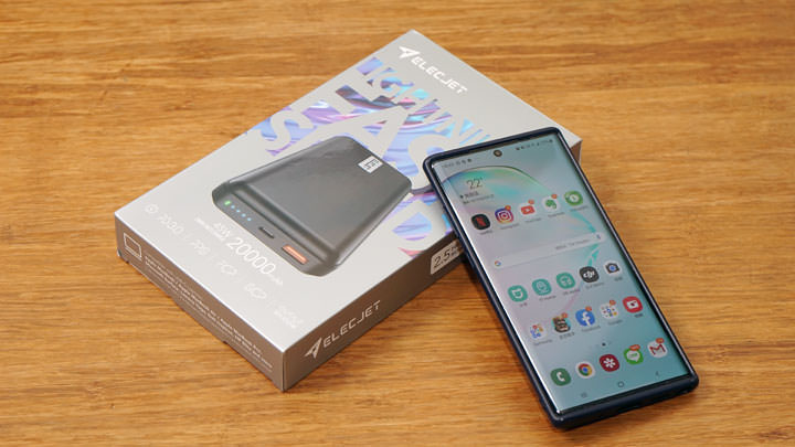 支援 Note10+ 45W 快充！ELECJET PowerPie 20000mAh PD 快充行動電源開箱，iPhone 11 系列、Google Pixel 與筆電都支援快充的行動充電神器！ - 阿祥的網路筆記本