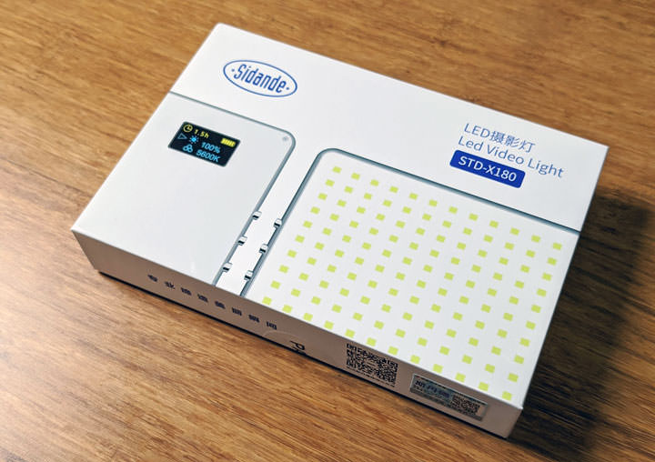 Sidande 斯丹德 STD-X180 LED 補光燈：輕薄小巧，色溫與亮度皆可自訂～隨時隨地進入最佳拍照狀態！ - 阿祥的網路筆記本