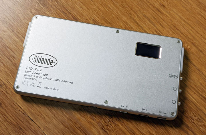 Sidande 斯丹德 STD-X180 LED 補光燈：輕薄小巧，色溫與亮度皆可自訂～隨時隨地進入最佳拍照狀態！ - 阿祥的網路筆記本