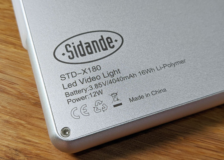 Sidande 斯丹德 STD-X180 LED 補光燈：輕薄小巧，色溫與亮度皆可自訂～隨時隨地進入最佳拍照狀態！ - 阿祥的網路筆記本