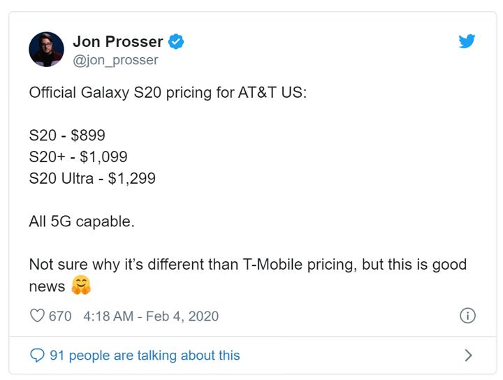 分析師預期 Galaxy S20 系列將以 850 美元起價，首年銷售將超越 Galaxy S10 系列！ - 阿祥的網路筆記本