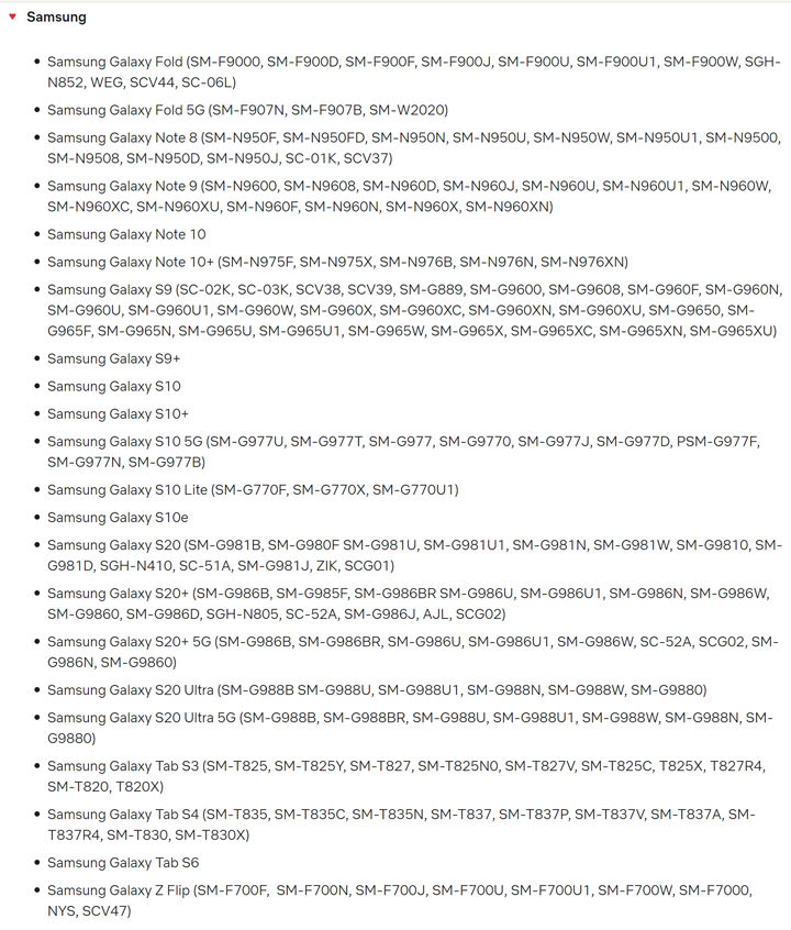 Galaxy S20 系列與 Galaxy Z Flip 獲得 Netflix HDR10 認證,未發表的 Galaxy Tab S6 Lite 也意外出現在 HD 串流認證名單中! - 阿祥的網路筆記本 Galaxy S20 系列與 Galaxy Z Flip 獲得 Netflix HDR10 認證,未發表的 Galaxy Tab S6 Lite 也意外出現在 HD 串流認證名單中! - 阿祥的網路筆記本