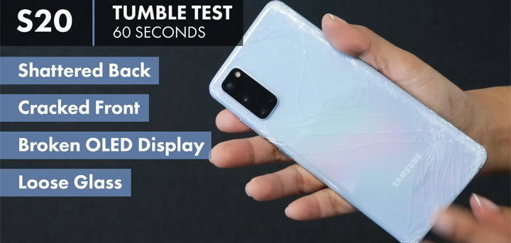 Galaxy S20 系列，哪一支最堅固耐用？測試結果告訴我們… - 阿祥的網路筆記本