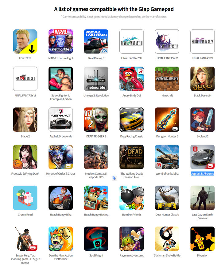 Glap Gaming Pad 悄悄開賣，為三星 Galaxy 系列手機量身打造的無線遊戲手把，除了手遊還支援 Steam Link 遠端遊玩！ - 阿祥的網路筆記本