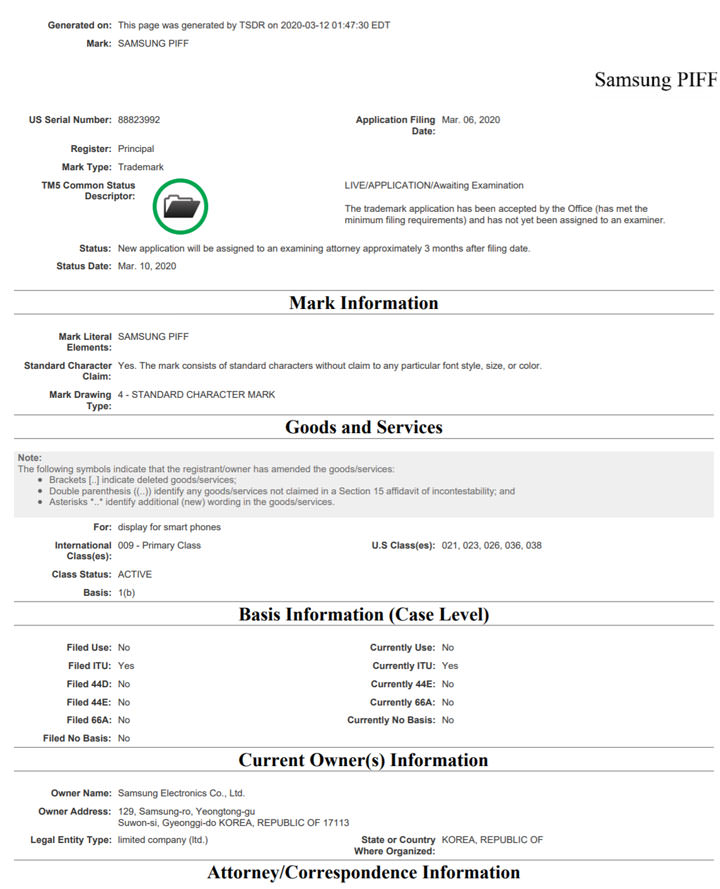三星申請新商標「Samsung PIFF」為下一世代手機螢幕技術舖路!未來會取代 AMOLED? - 阿祥的網路筆記本 三星申請新商標「Samsung PIFF」為下一世代手機螢幕技術舖路!未來會取代 AMOLED? - 阿祥的網路筆記本