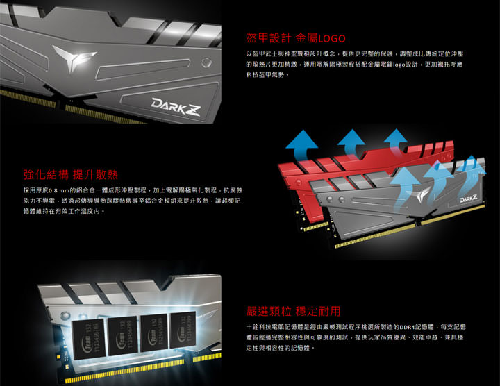 單支 32GB 大容量！十銓科技 T-FORCE 電競記憶體 DARK Z 與 VULCAN Z 提供更高規格升級需求！ - 阿祥的網路筆記本