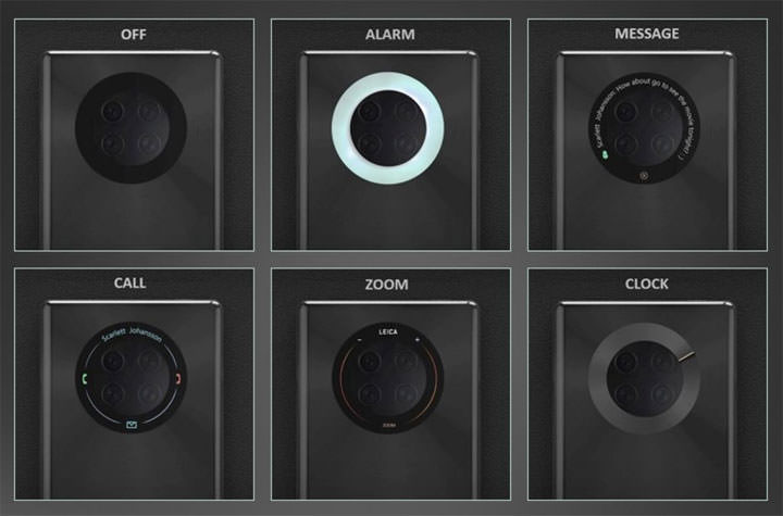 華為下一代 Mate40 系列，主相機「不圓了」？相機模組旁還加入環型觸控螢幕，增加新玩法？ - 阿祥的網路筆記本