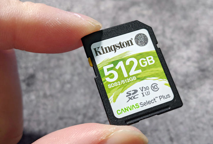 Kingston Canvas Select Plus SDXC 512 GB 記憶卡開箱：效能不俗，容量充足的高效率平民記憶卡之選！ - 阿祥的網路筆記本
