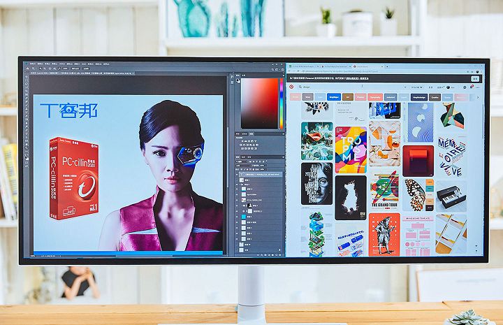 為創作者量身打造的專業顯示器：MSI Prestige PS341WU 開箱評測～ 21:9 超廣視角 IPS Nano Color 面板，5K2K 超高解析度滿足專業設計需求！ - 阿祥的網路筆記本