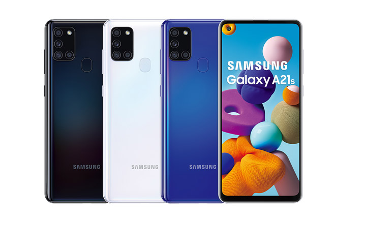 三星 Galaxy A21s 在台上市！6.5 吋 O 極限全螢幕、4800 萬畫素四鏡頭…等優質規格台幣 7000 有找！ - 阿祥的網路筆記本