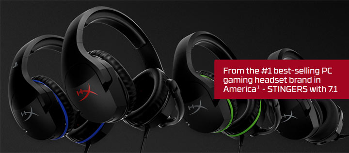 玩家入門耳機首選！HyperX Cloud Stinger 系列推出兩款 7.1 音效遊戲耳機！ - 阿祥的網路筆記本
