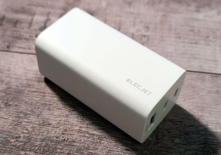 電友 ELECJET GaN 氮化鎵 65W 充電器開箱：超迷你但很夠力！支援 PPS 並提供 2C1A 輸出、更支援三星 45W 快充！ - 阿祥的網路筆記本