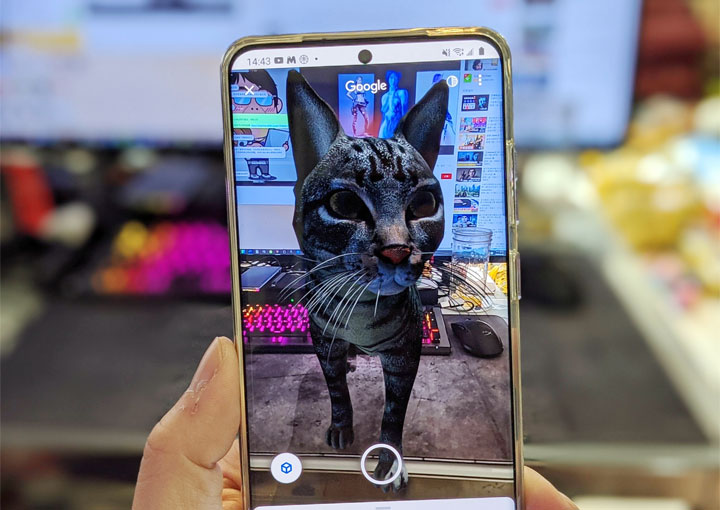 三星 Galaxy S20 系列也支援 Google 搜尋的 3D AR 物件效果了！ - 阿祥的網路筆記本