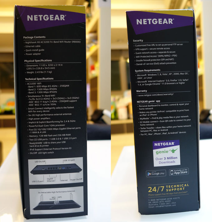 輕鬆建構穩定、高速、多人共享的網路環境:Netgear Nighthawk X6 R8000 AC 3200M極速 WIFI無線寬頻分享器開箱實測! - 阿祥的網路筆記本 ngr8000ub005