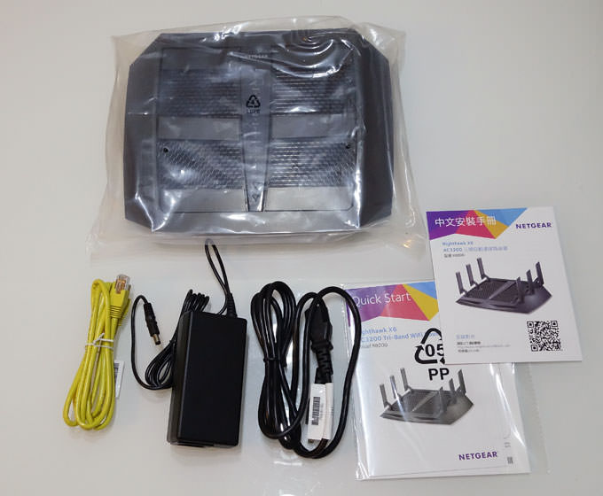 輕鬆建構穩定、高速、多人共享的網路環境:Netgear Nighthawk X6 R8000 AC 3200M極速 WIFI無線寬頻分享器開箱實測! - 阿祥的網路筆記本 ngr8000ub008