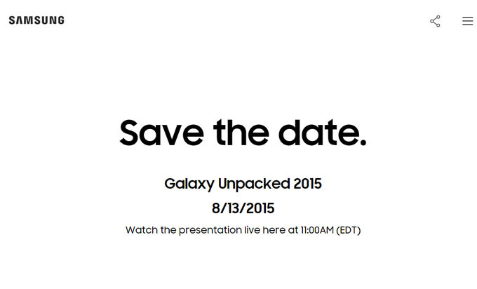[Event] 就在今夜！「Galaxy Unpacked 2015」台灣時間23:00準時Live上線！