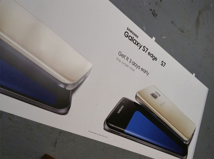 [Mobile] 三星Galaxy S7 edge市售版包裝已曝光，採用5.5吋螢幕、64位元八核處理器與4GB記憶體！