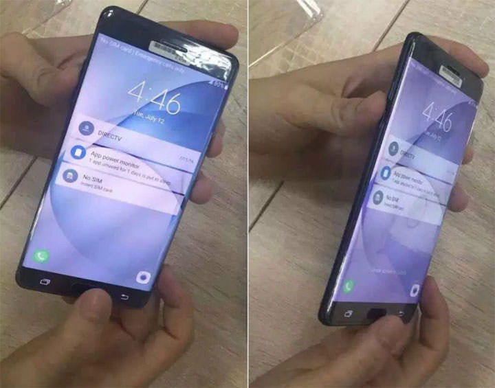 [Mobile] 清晰外觀照與實機運行影片已曝光！Galaxy Note 7 具備雙曲面螢幕、USB Type-C 連結埠！