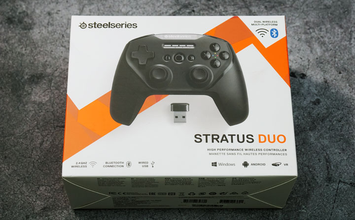 電腦、行動雙平台支援：Steelseries Stratus Duo 開箱實測～搭配 Steam Link 在行動裝置暢玩 PC 大作！ - 阿祥的網路筆記本