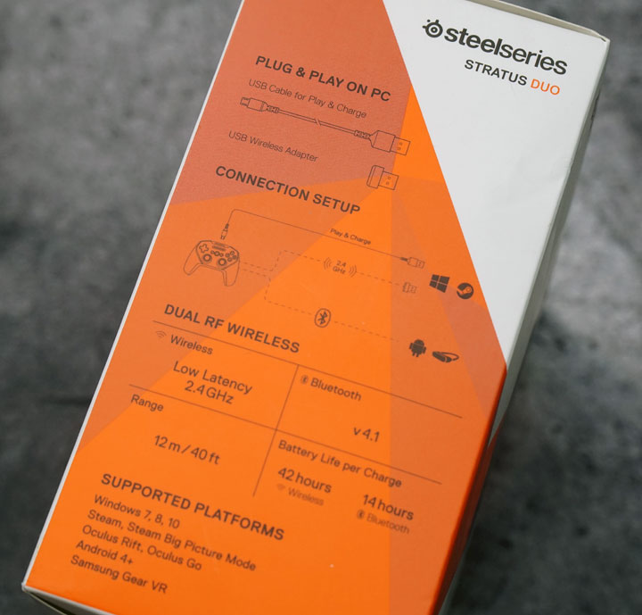 電腦、行動雙平台支援：Steelseries Stratus Duo 開箱實測～搭配 Steam Link 在行動裝置暢玩 PC 大作！ - 阿祥的網路筆記本