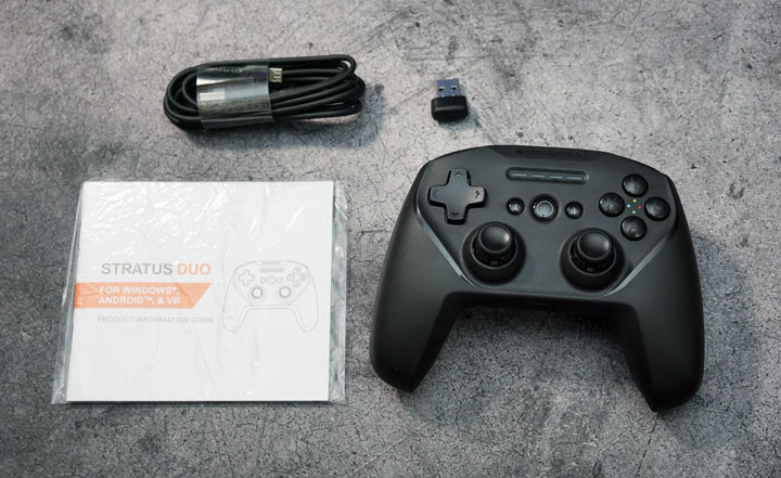 電腦、行動雙平台支援：Steelseries Stratus Duo 開箱實測～搭配 Steam Link 在行動裝置暢玩 PC 大作！ - 阿祥的網路筆記本