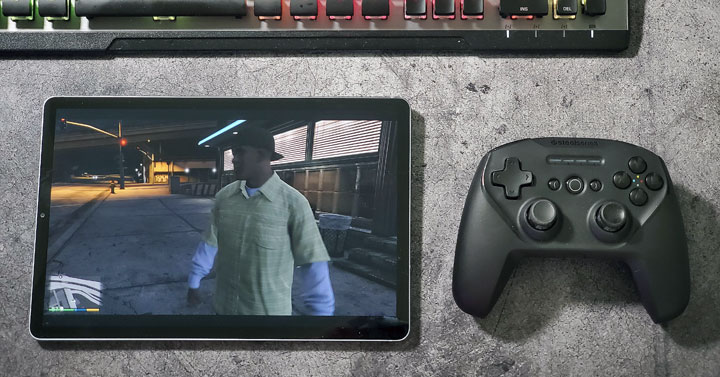 電腦、行動雙平台支援：Steelseries Stratus Duo 開箱實測～搭配 Steam Link 在行動裝置暢玩 PC 大作！ - 阿祥的網路筆記本