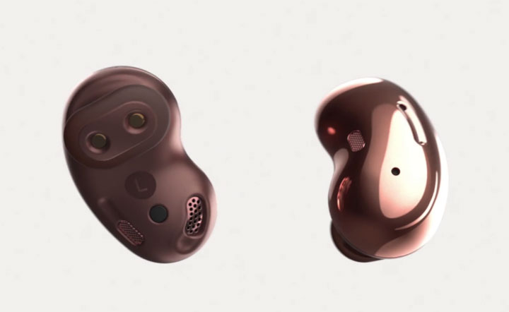 Galaxy Buds Live 更清晰外觀動態影片流出，耳機本體與實際配戴圖通通有，也暗示內建 ANC 主動降噪與環境音功能！ - 阿祥的網路筆記本