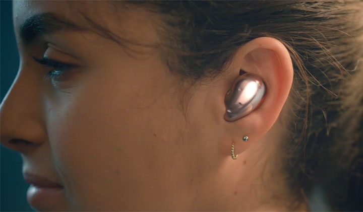 Galaxy Buds Live 更清晰外觀動態影片流出，耳機本體與實際配戴圖通通有，也暗示內建 ANC 主動降噪與環境音功能！ - 阿祥的網路筆記本