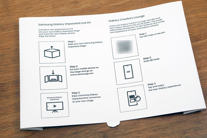 這樣看發表會最有 Feel！三星 Galaxy Unpacked Live Kit 開箱！ - 阿祥的網路筆記本