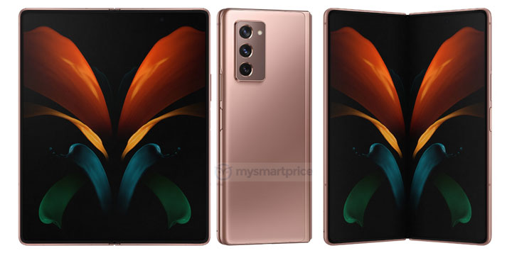 內外皆為全螢幕設計！三星 Galaxy Z Fold 2 5G 迷霧銅與迷霧黑雙色官方渲染圖曝光！ - 阿祥的網路筆記本